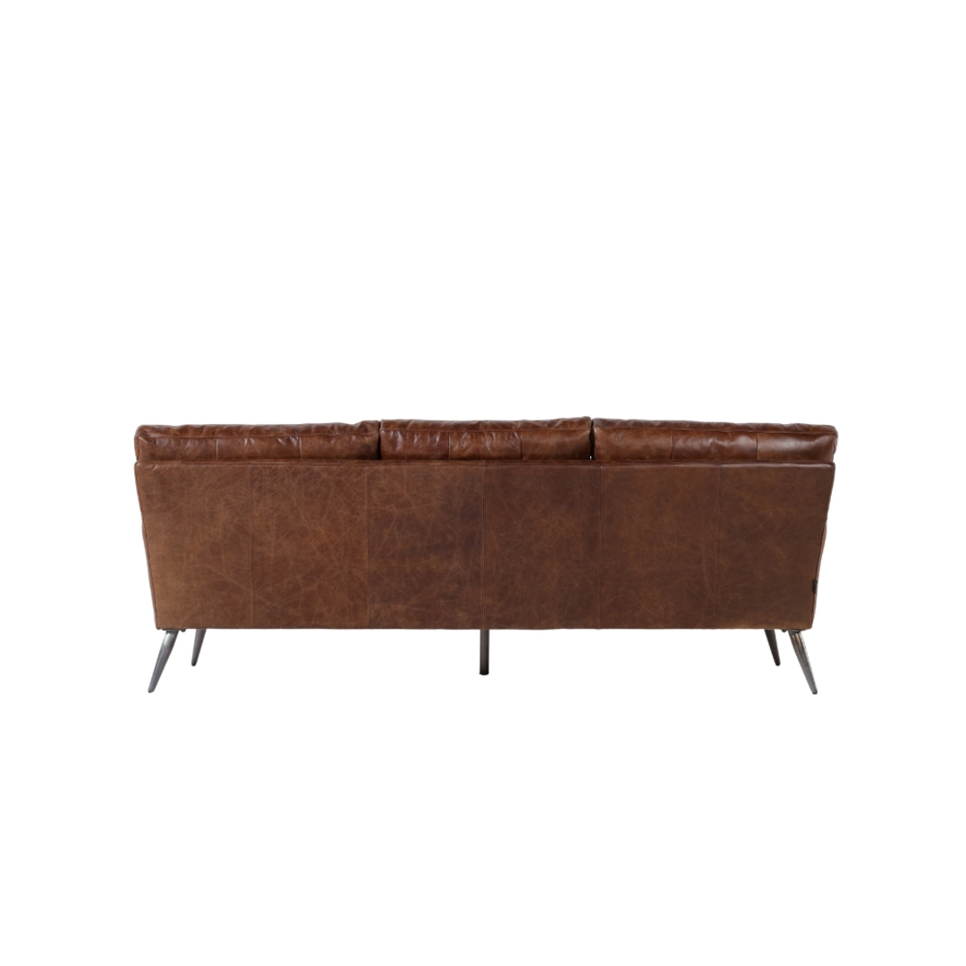 Varese 3 Seater Leather Sofa image 3